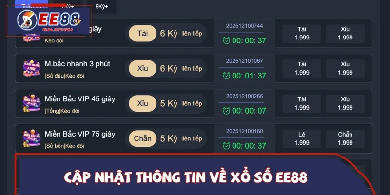 Những điều người mới cần biết khi tham gia xổ số EE88